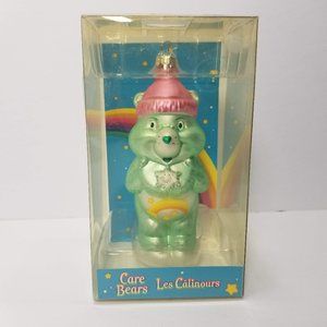 Care Bear Wish Green Blown Glass Xmas Ornament
